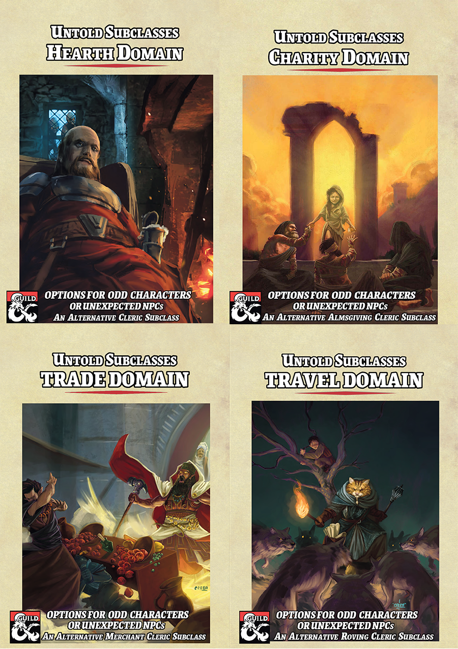 Untold Subclasses: Cleric Alternatives Vol. 1 [BUNDLE] - Dungeon ...