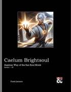 Caelum Brightsoul: Aasimar Way of the Sun Soul Monk