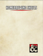 Homebrew Sheets