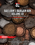 Baelorn's Bargain Bin Volume 3