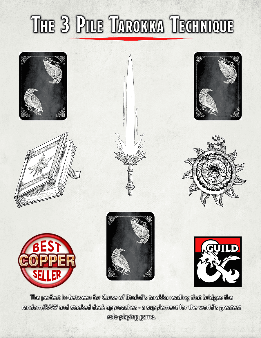 The 3-Pile Tarokka Technique - A Curse of Strahd Supplement