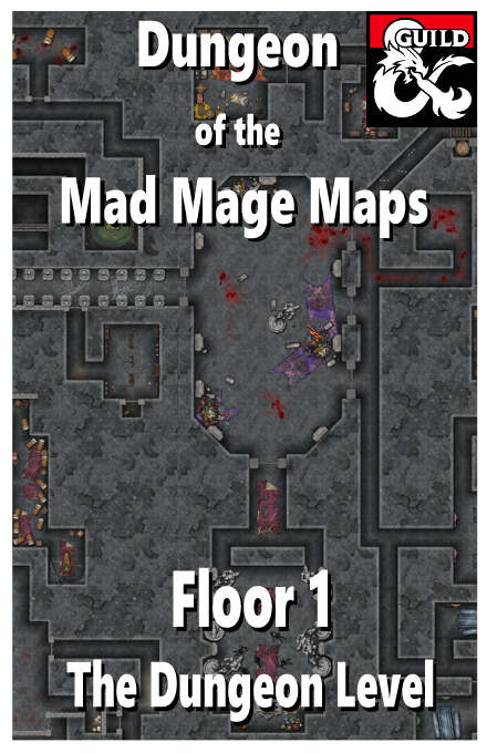 Dungeon of the Mad Mage Maps - Floor 1: the Dungeon Level