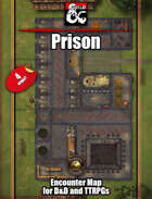 Prison - jail map pack w/Fantasy Grounds support - TTRPG Map