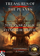 Treasures of the Planes (Fantasy Grounds VTT): 21 Planar Magic Items - Arcane Academy