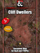 Cliff Dwellers - box canyon animated map pack w/Fantasy Grounds support - TTRPG Map