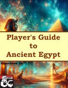 Player's Guide to Ancient Egypt