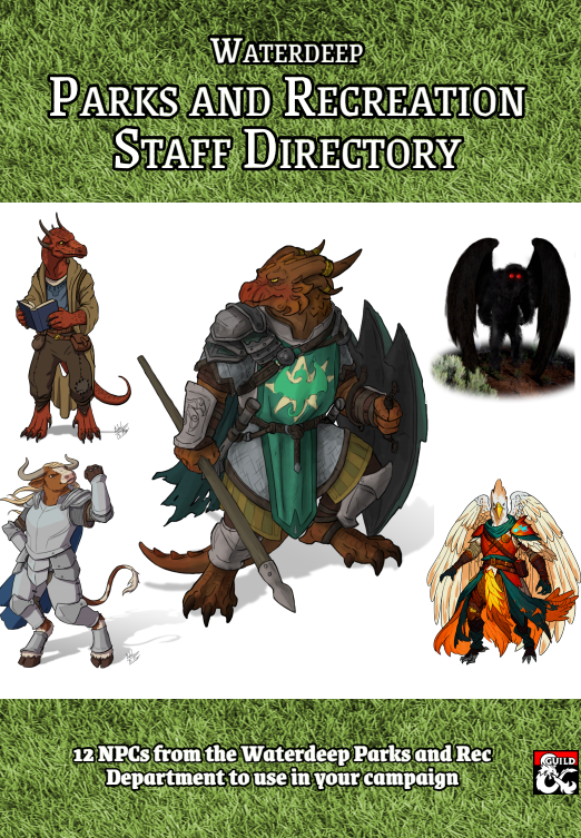Waterdeep Officials Waterdeep Parks and Recreation Staff Directory - Dungeon Masters Guild ...
