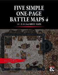 Five Simple One-Page Battle Maps - Dungeon Masters Guild | DriveThruRPG