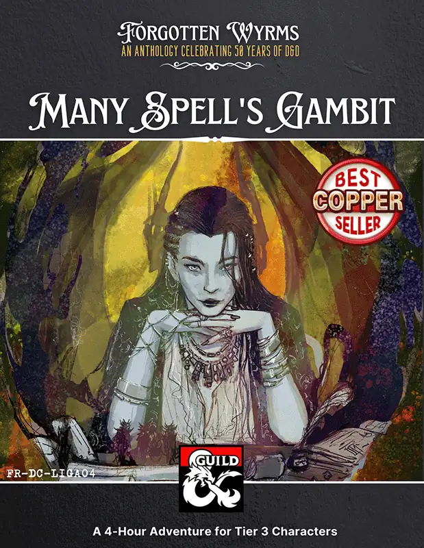 FR-DC-LIGA-04 - Many Spell's Gambit - Dungeon Masters Guild | DriveThruRPG