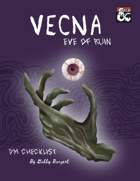 Vecna: Eve of Ruin DMs Checklist Bundle