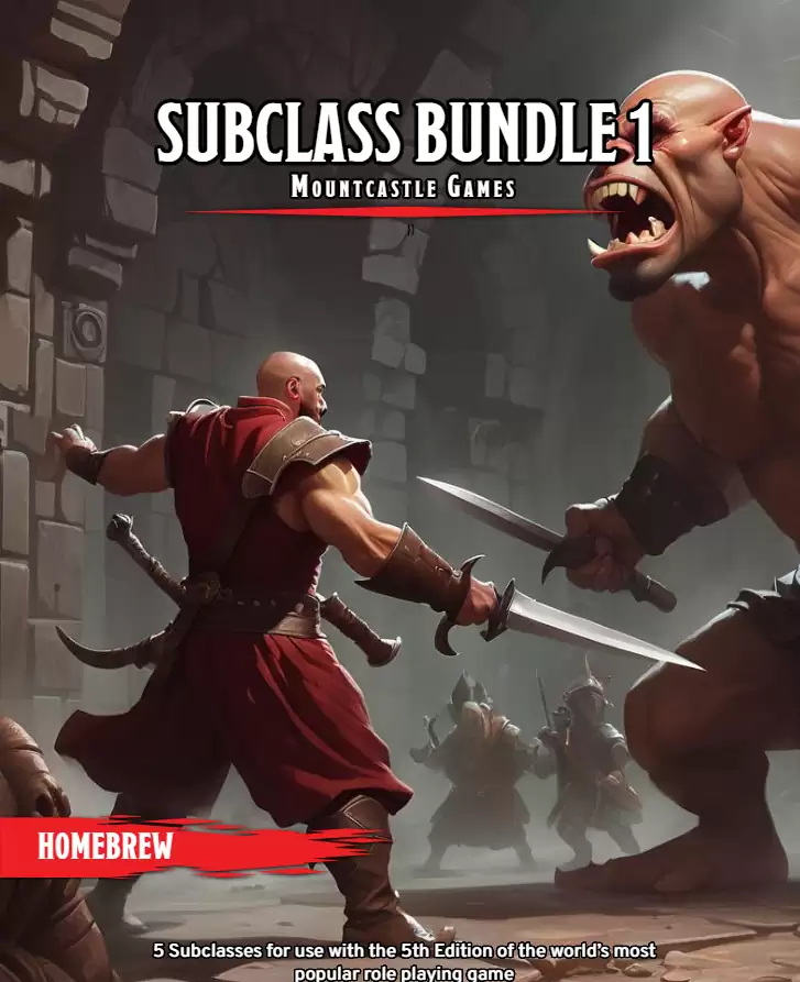 Mountcastle Games Subclass Bundle 1 [BUNDLE] - Dungeon Masters Guild ...