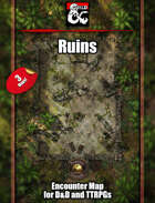 Ruins- Three variants jungle ruins map pack w/Fantasy Grounds support - TTRPG Map