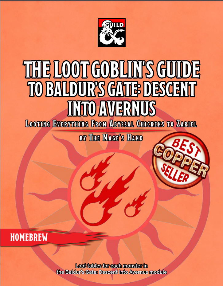 The Loot Goblin's Guide to Baldur's Gate: Descent into Avernus ...