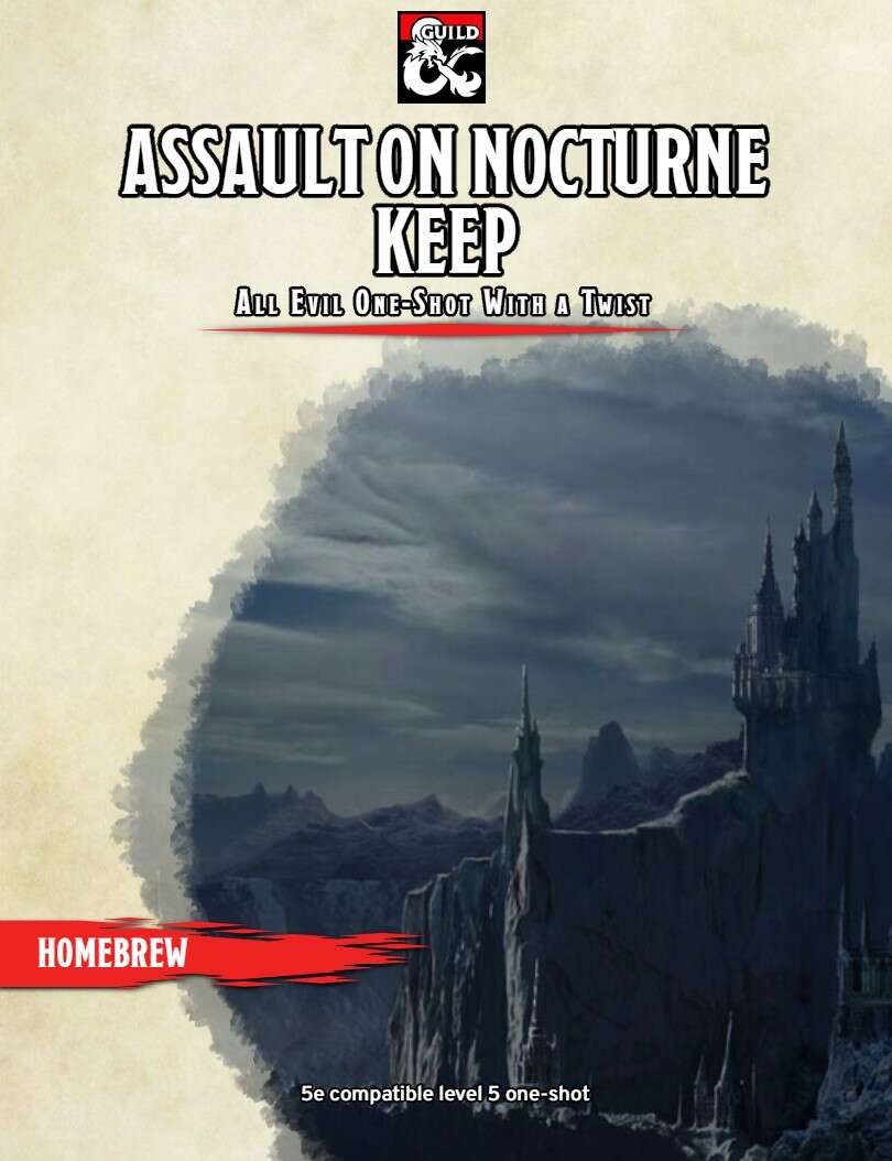 Assault on Nocturne Keep Dungeon Masters Guild DriveThruRPG