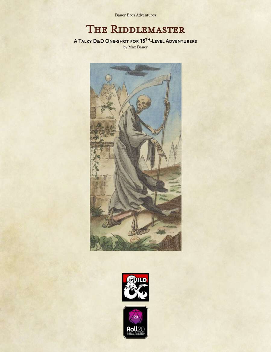 The Riddlemaster [BUNDLE] - Dungeon Masters Guild | DriveThruRPG