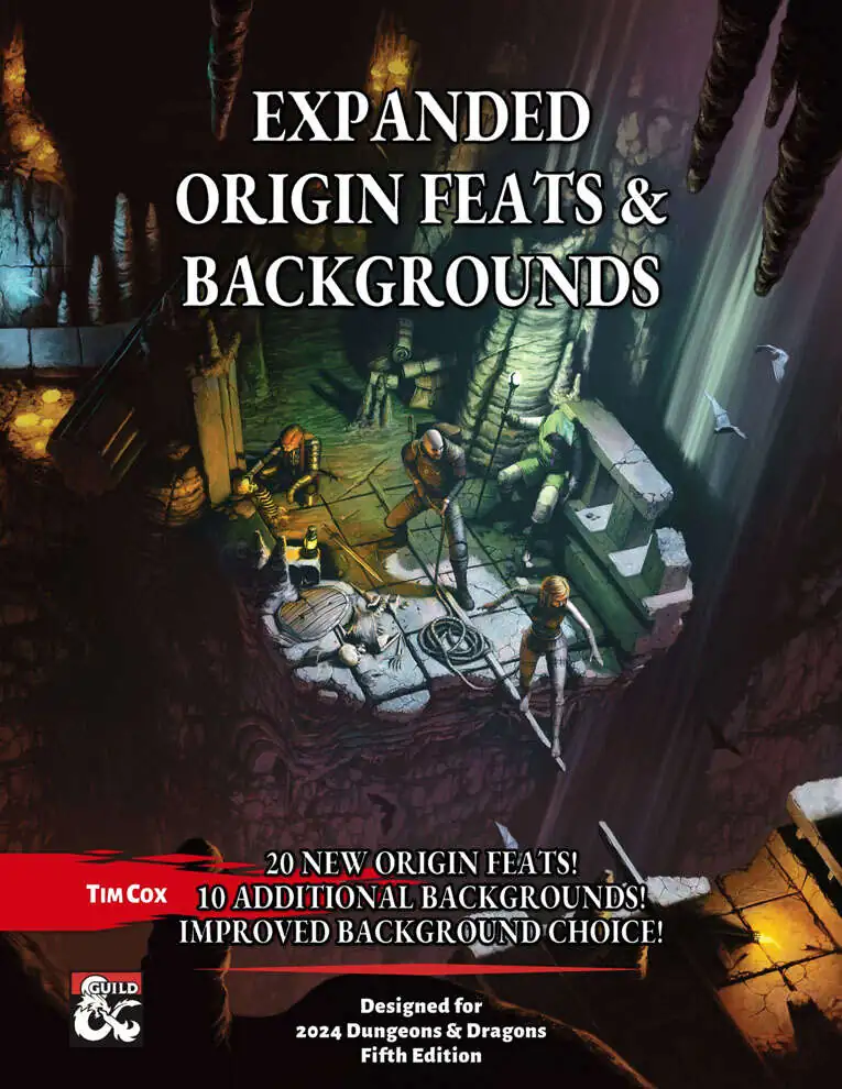 Expanded Origin Feats & Backgrounds for D&D 5e (2024) Dungeon