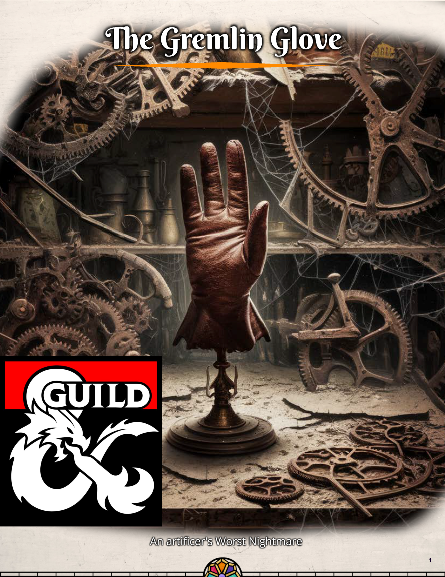 The Gremlin's Glove - Dungeon Masters Guild | DriveThruRPG