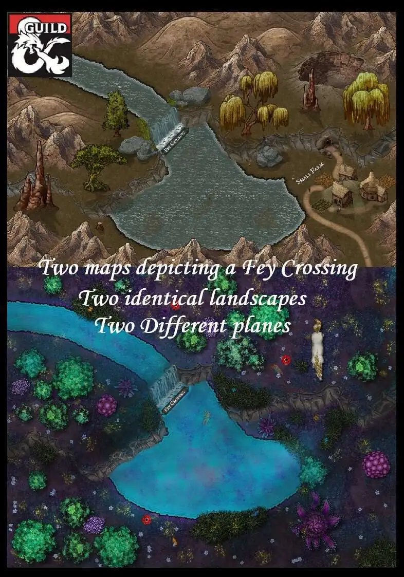 Fey Crossing Maps - Dungeon Masters Guild | DriveThruRPG