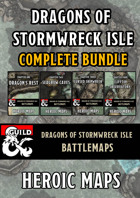 Dragons of Stormwreck Isle - Complete Battlemaps [BUNDLE]