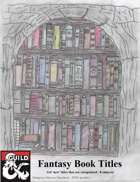 Fantasy Books - Categorized