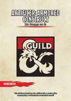 Armored Construct: new Artificer subclass for 5e