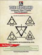 3orcs TOEE DM Supplement - Elemental Temple Leadership & Quests