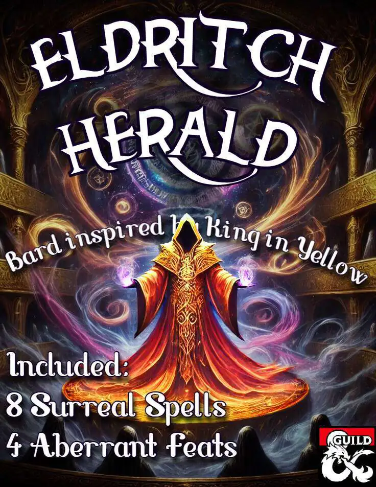 Eldritch Herald – Bard College for 5e (8 Spells and 4 Feats included ...