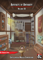 Artifacts of Antiquity Volume 9