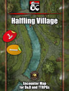 Halfling Village - animated map pack w/Fantasy Grounds support - TTRPG Map