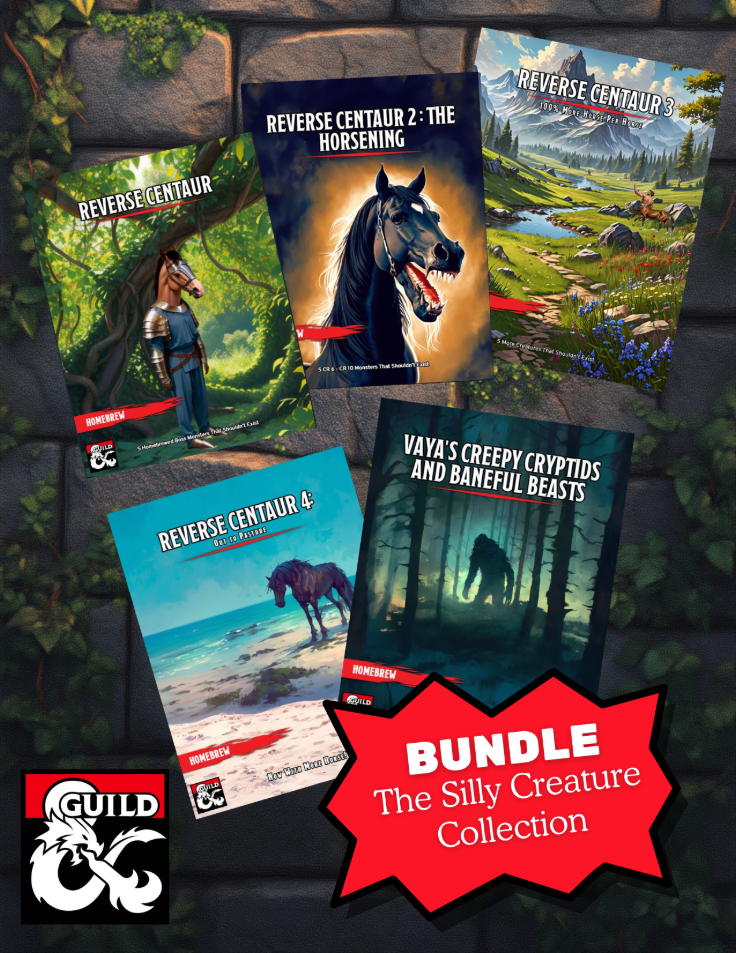 The Silly Creature Collection [BUNDLE] - Dungeon Masters Guild ...