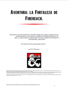 Aventura: La Fortaleza de Firereach