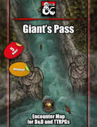 Giant's Pass - animated epic map pack w/Fantasy Grounds support - TTRPG Map