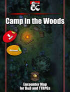 Camp in the Woods - animated map pack w/Fantasy Grounds support - TTRPG Map