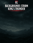 Backgrounds: Storm King’s Thunder