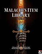 Malachi's Item Library - Volume I