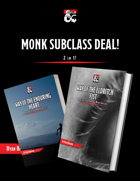 5e Monk Subclass Pack! [BUNDLE]