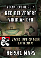 Vecna Eve of Ruin: Chapter 8 - Red Belvedere Viridian Den Battlemap