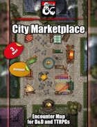 City Marketplace -animated shopping map pack w/Fantasy Grounds support - TTRPG Map