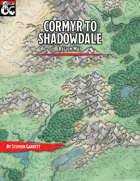 Cormyr to Shadowdale Region Map