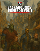 Backgrounds: Eberron Vol 1