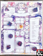 Astralsea Character Sheet Set