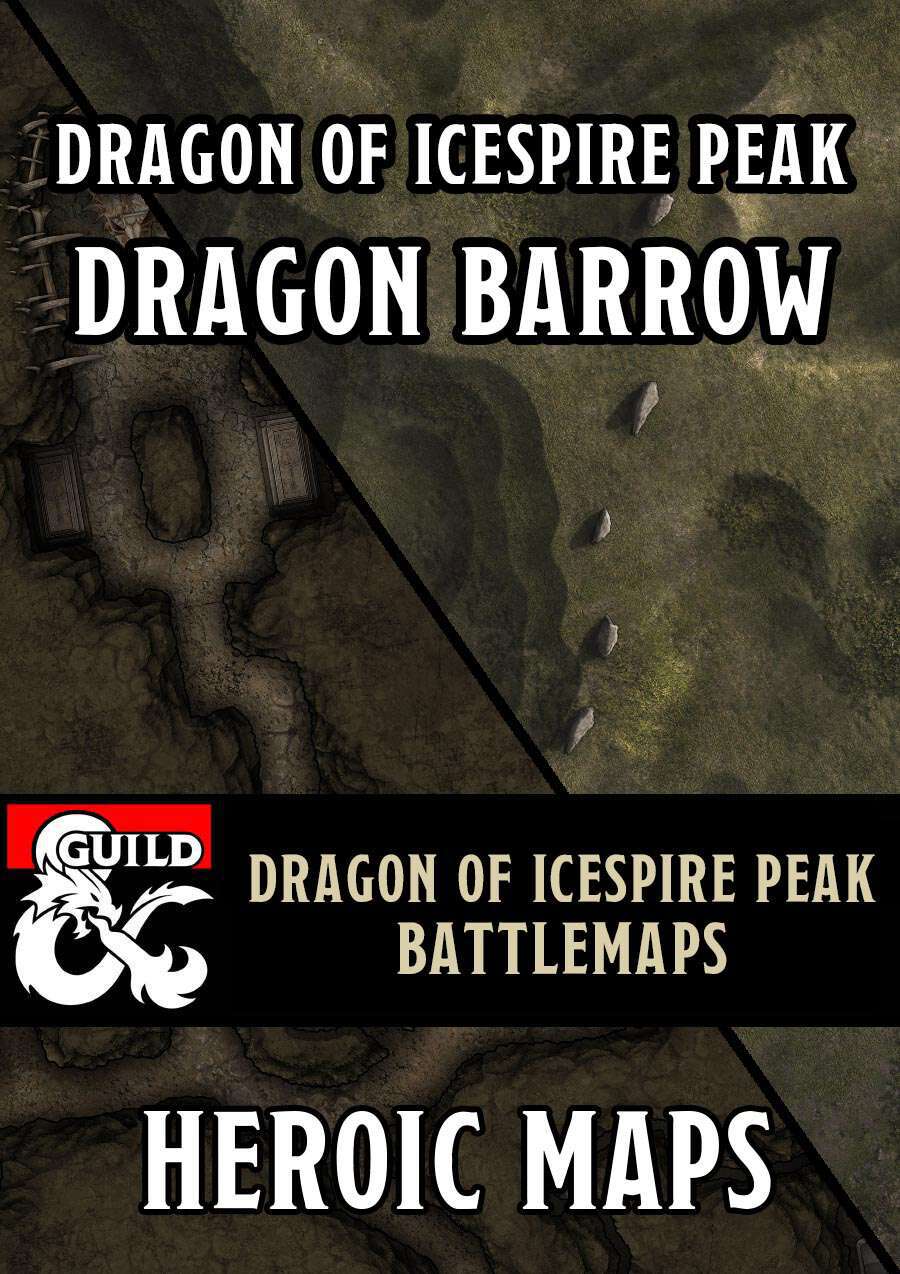 Dragon of Icespire Peak: Dragon Barrow Battlemaps