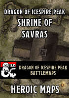 Dragon of Icespire Peak: Shrine of Savras Battlemaps