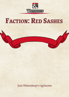 Faction: Red Sashes