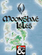 The Moonshae Isles: Handcrafted Map 4k