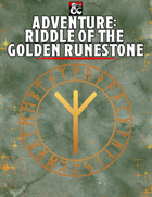 Adventure - Riddle of the Golden Runestone