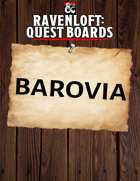 Ravenloft Quest Board: Barovia