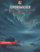 Ranger Subclass : Tundrawalker