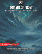 Cleric Subclass : Domain of Frost