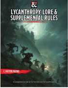 Lycanthropy: Lore & Supplemental Rules